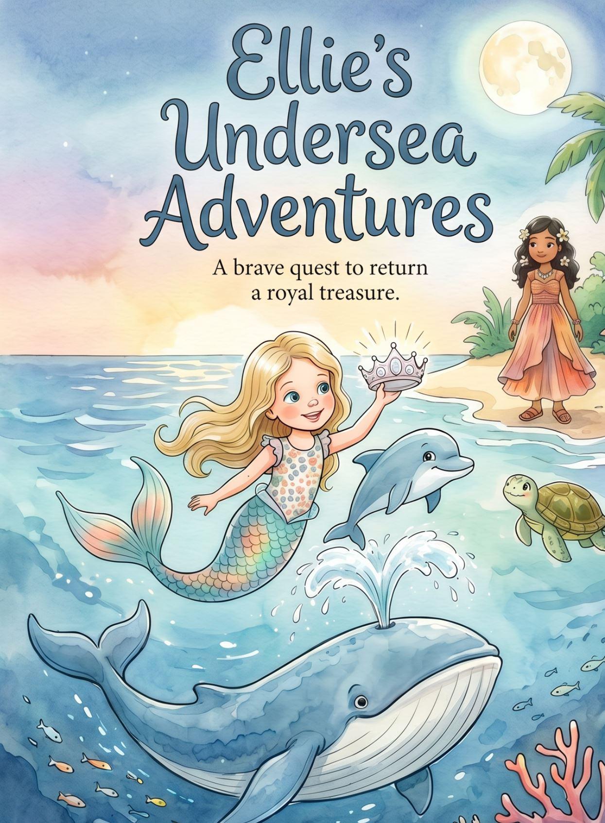 Undersea Mermaid Treasure Adventure - Personalized Children's Storybook