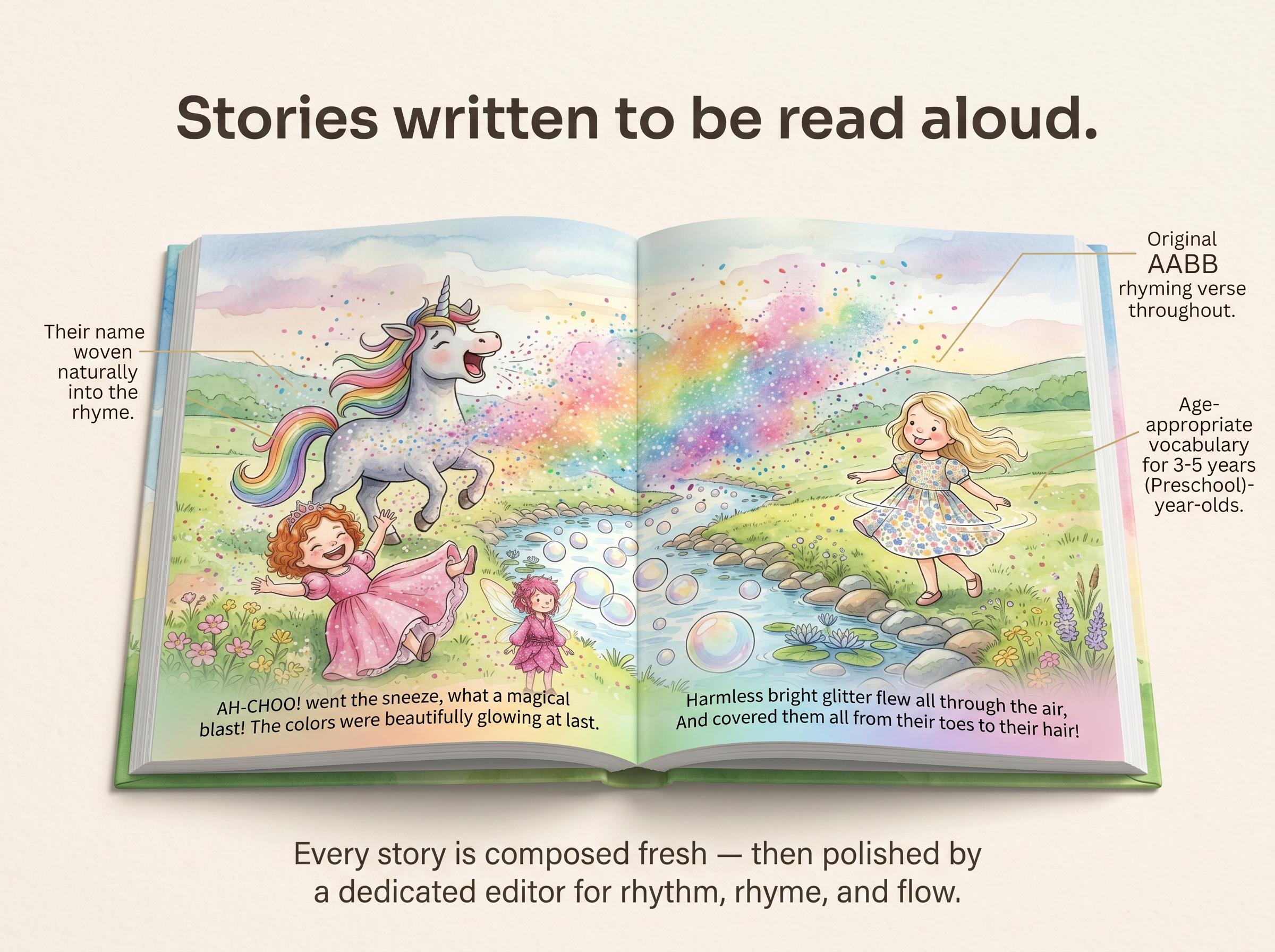 The Princess, Fairy & Unicorn Adventure - Personalized Children's Storybook