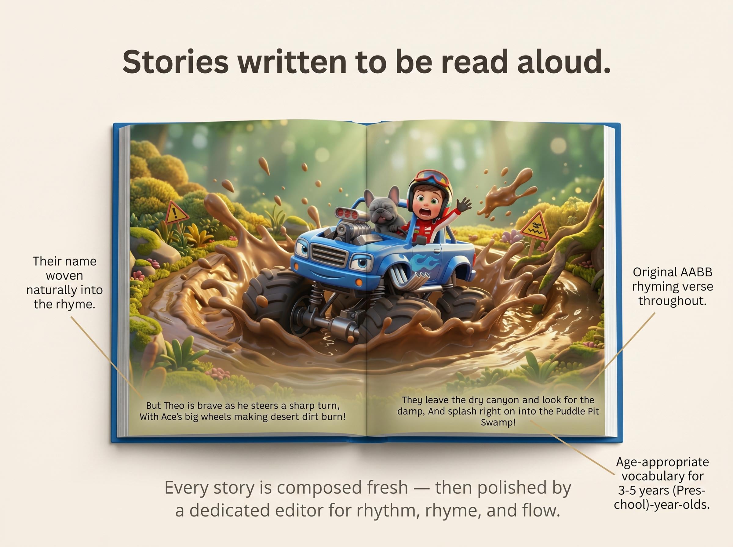Roaring Monster Truck Adventure - Personalized Children's Storybook