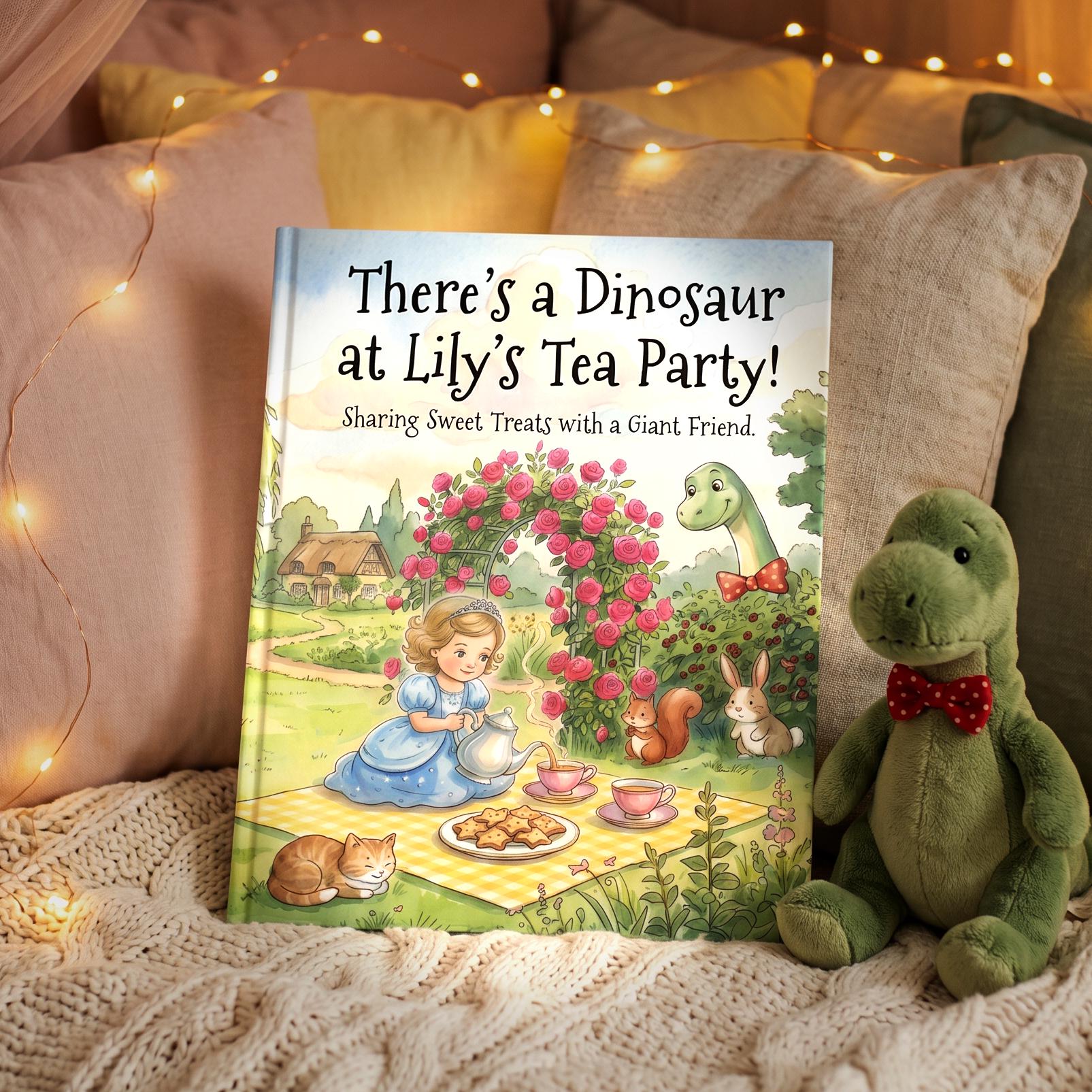 Dinosaur Tea Party Adventure - Personalized Children's Storybook