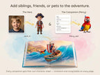 The Captain and Pinchy Pirate Sea Adventure - Personalized Children's Storybook