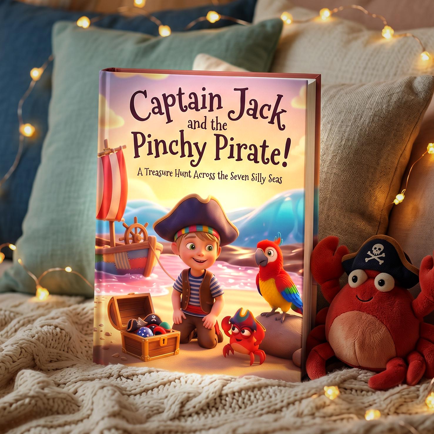 The Captain and Pinchy Pirate Sea Adventure - Personalized Children's Storybook