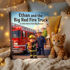 Big Red Fire Truck Rescue Adventure - Personalized Children's Storybook