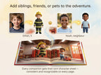 Big Red Fire Truck Rescue Adventure - Personalized Children's Storybook
