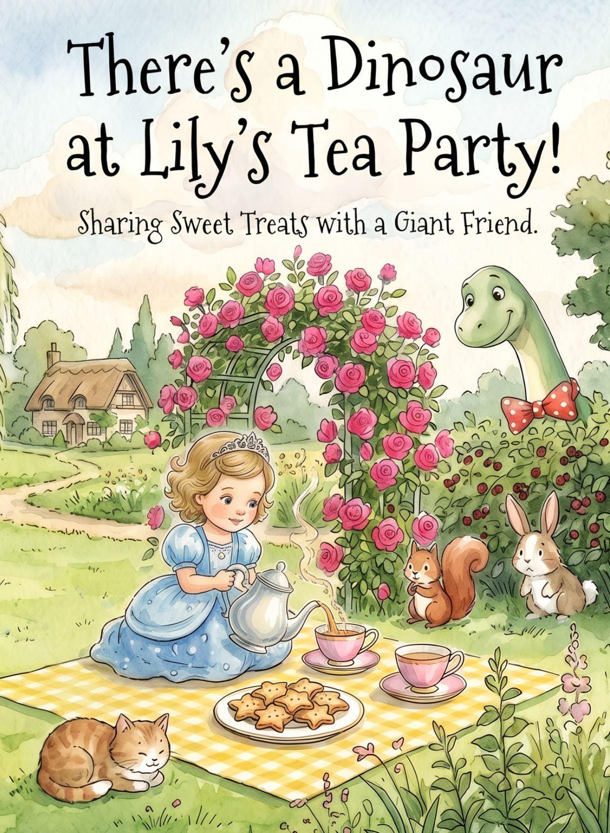 Dinosaur Tea Party Adventure - Personalized Children's Storybook