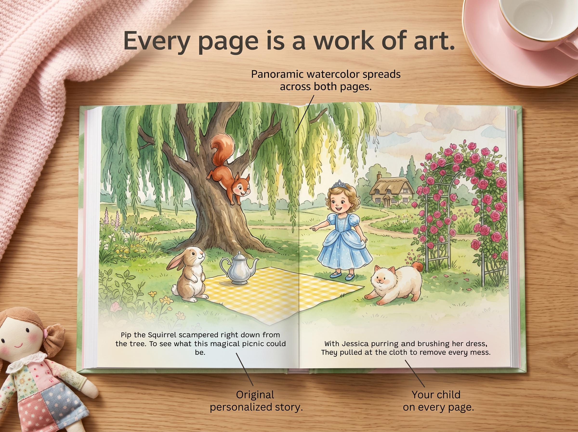 Dinosaur Tea Party Adventure - Personalized Children's Storybook