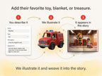 Big Red Fire Truck Rescue Adventure - Personalized Children's Storybook