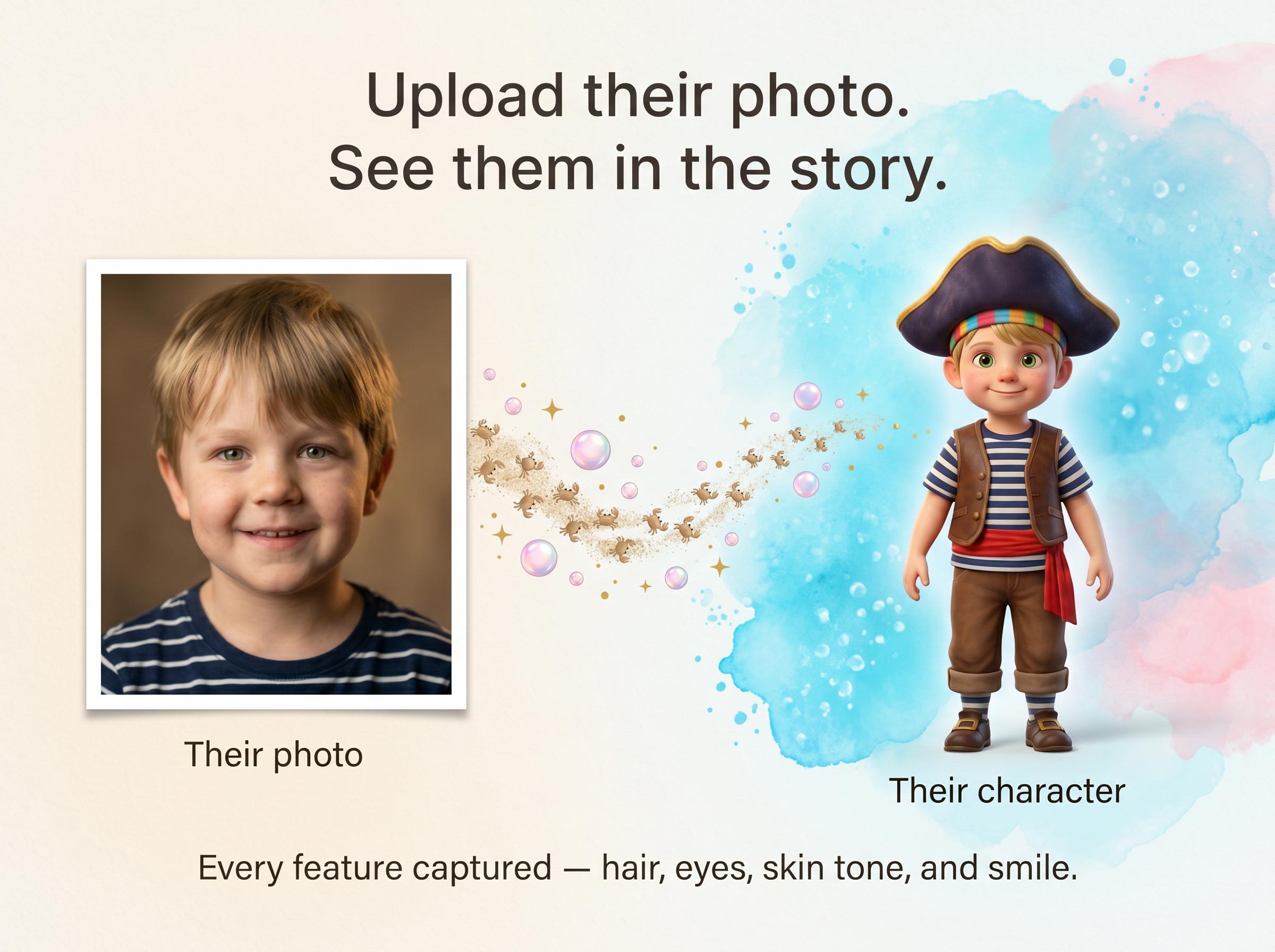 The Captain and Pinchy Pirate Sea Adventure - Personalized Children's Storybook