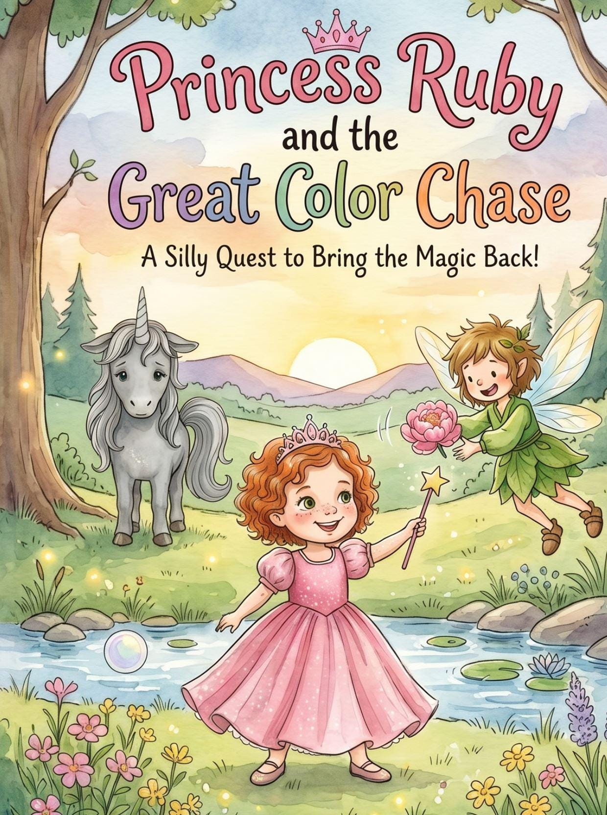 The Princess, Fairy & Unicorn Adventure - Personalized Children's Storybook
