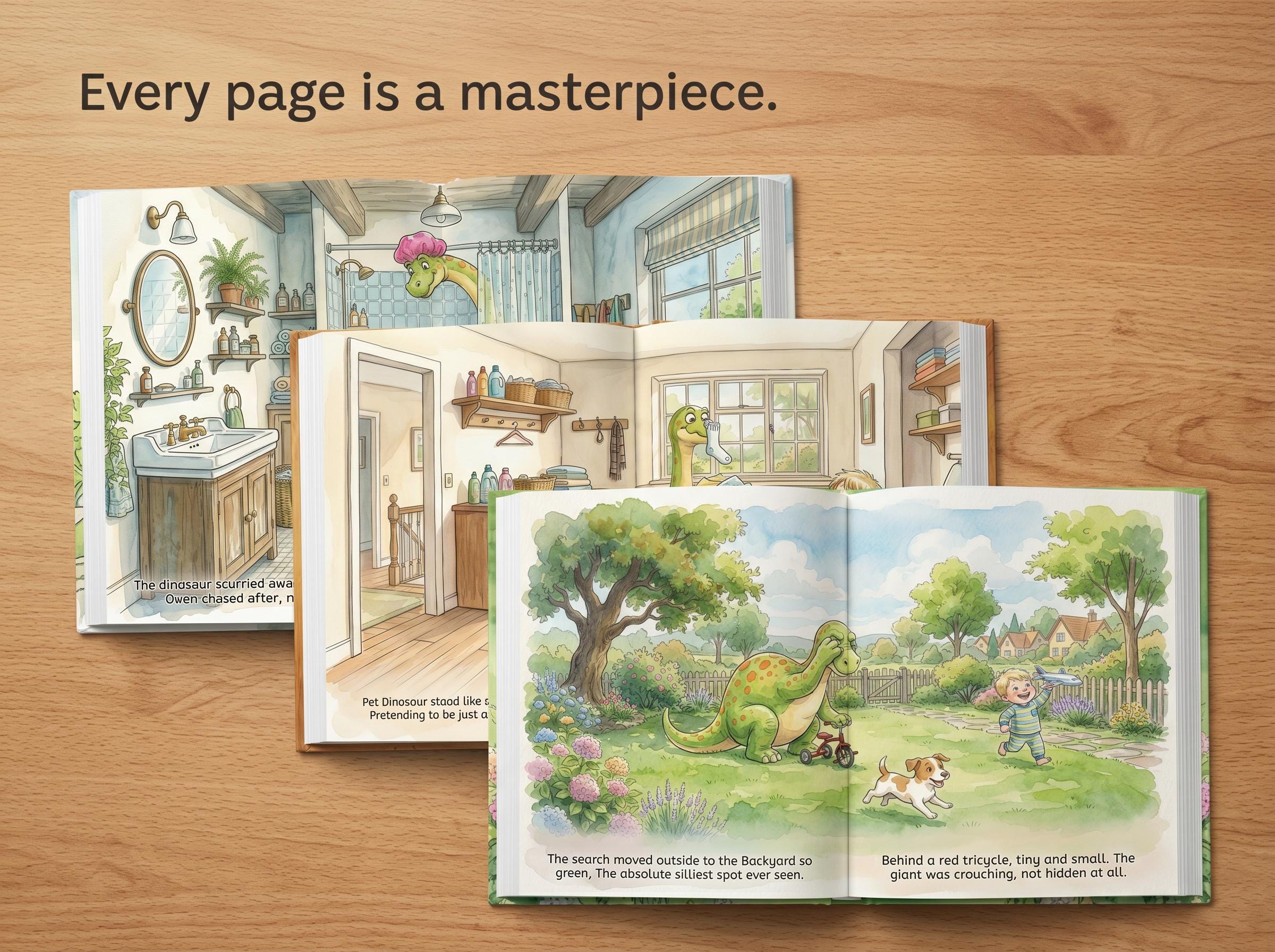 Dinosaur Hide and Seek Adventure - Personalized Children's Storybook