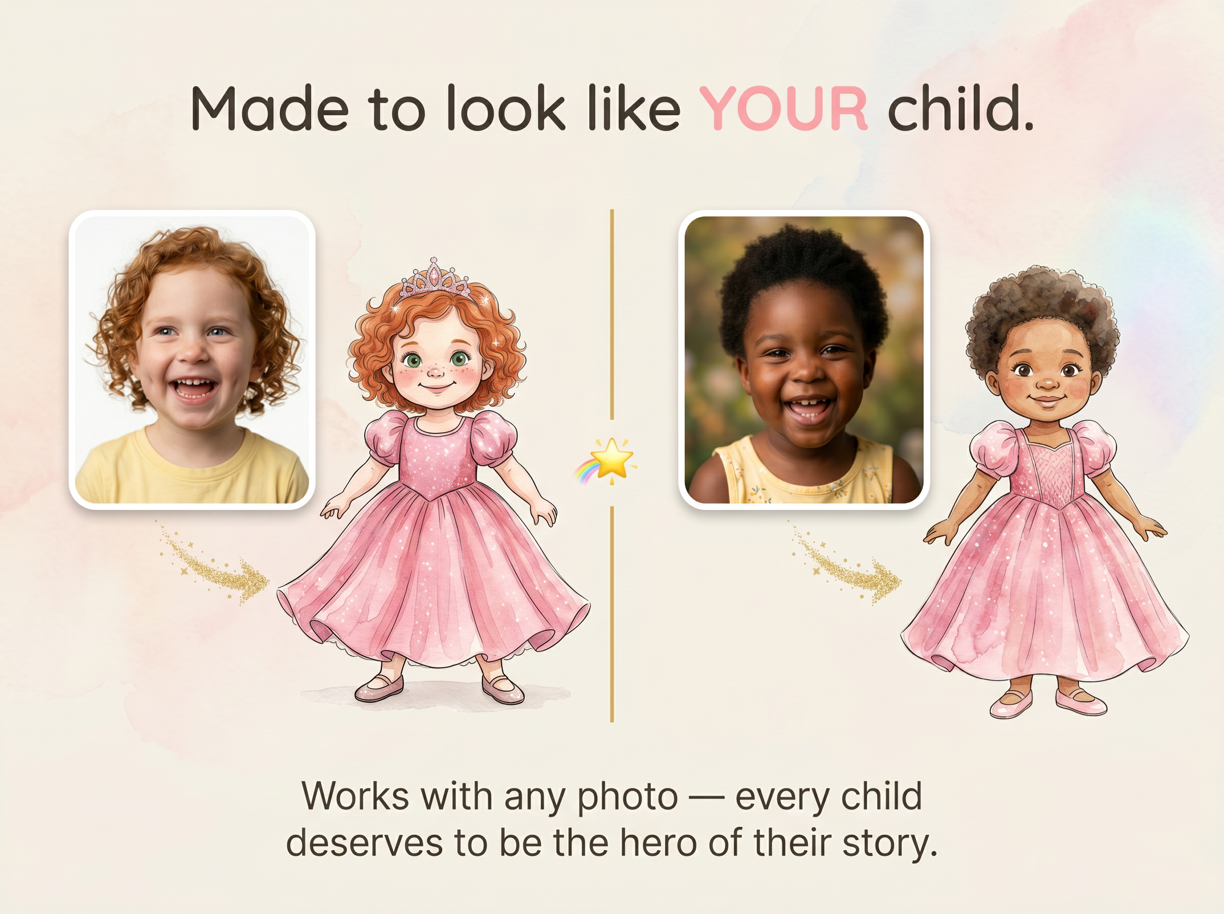 The Princess, Fairy & Unicorn Adventure - Personalized Children's Storybook