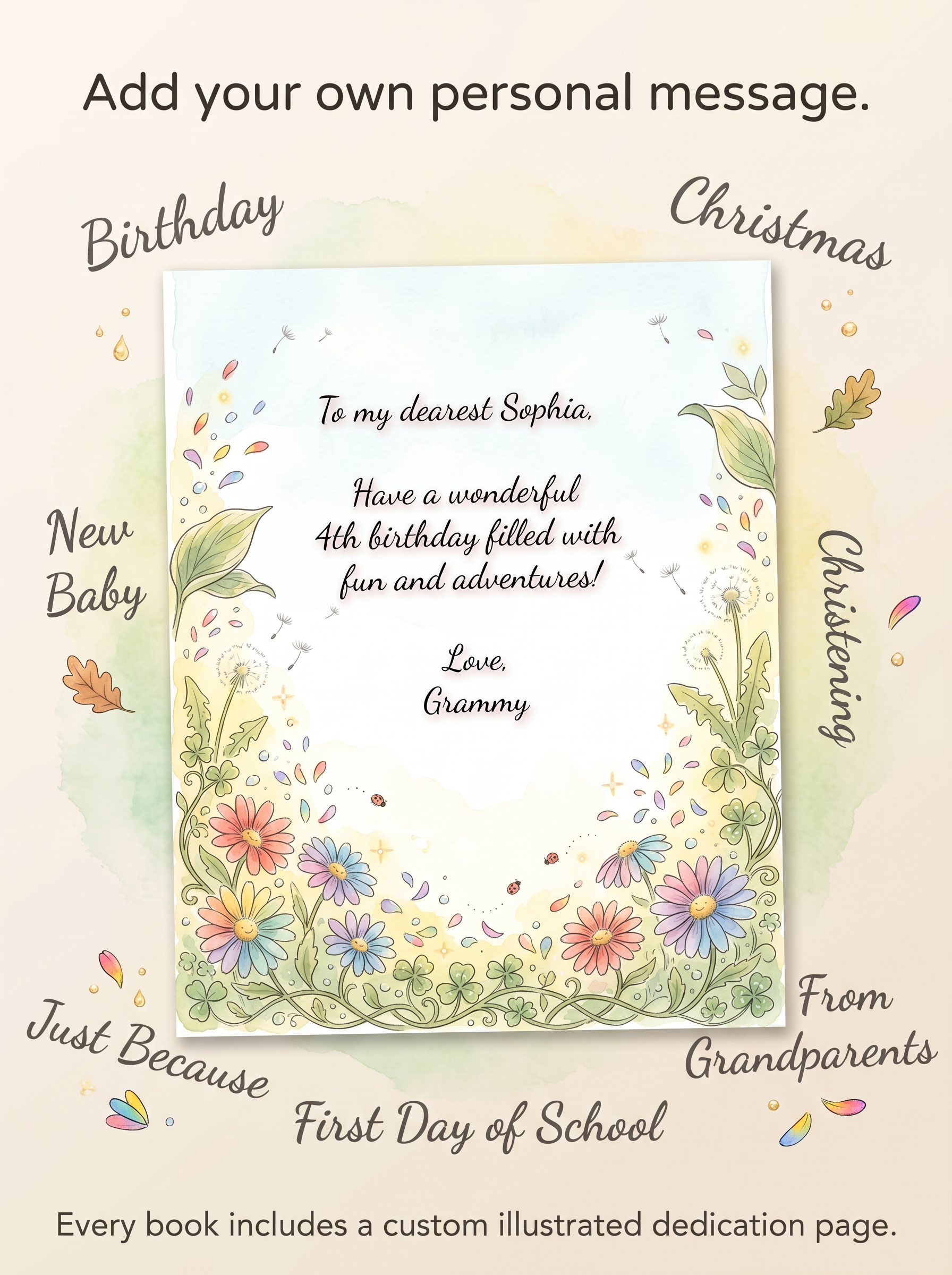 Magical Garden Fairy Adventure - Personalized Children's Storybook