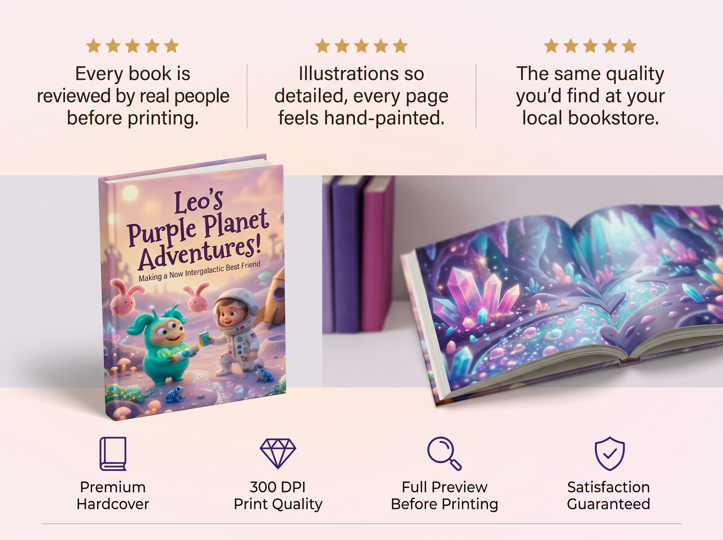An Alien Planet Space Adventure - Personalized Children's Storybook