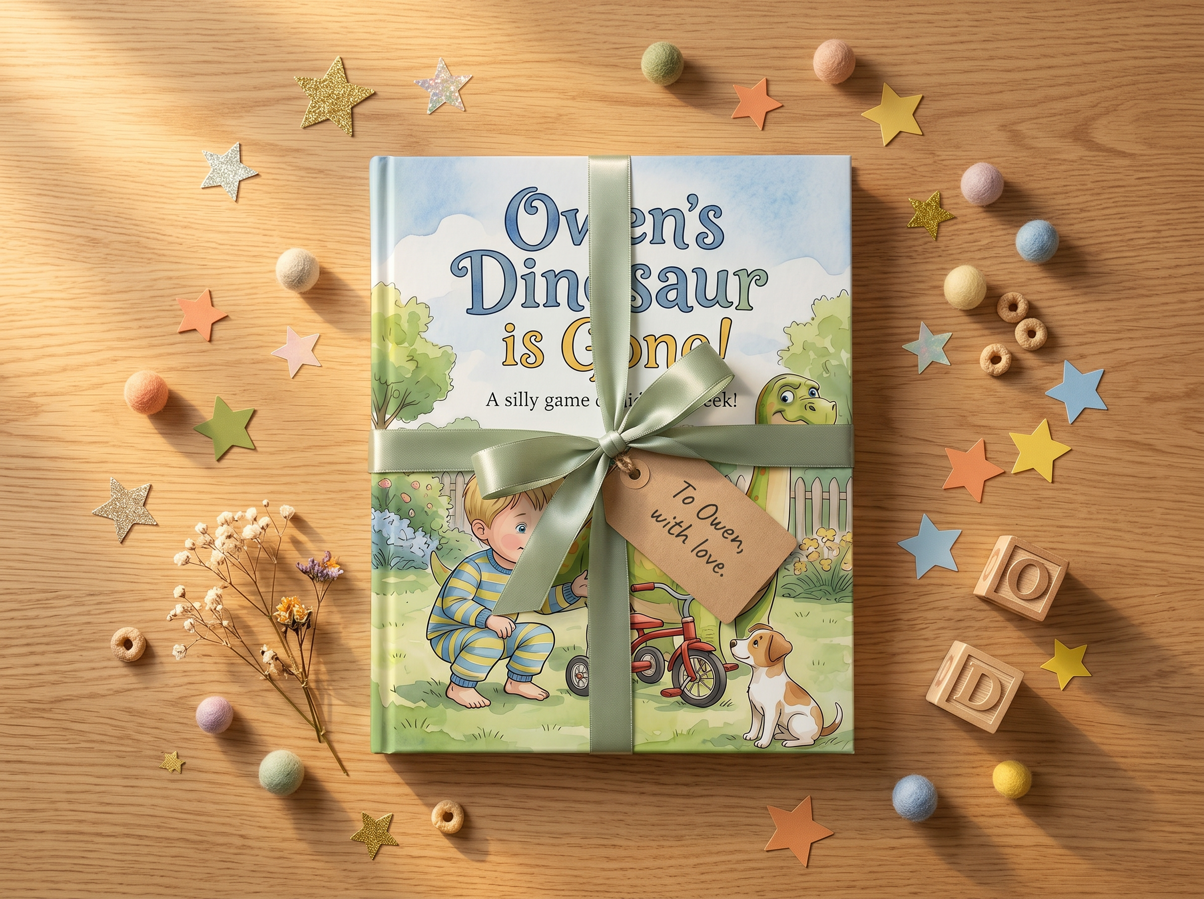 Dinosaur Hide and Seek Adventure - Personalized Children's Storybook