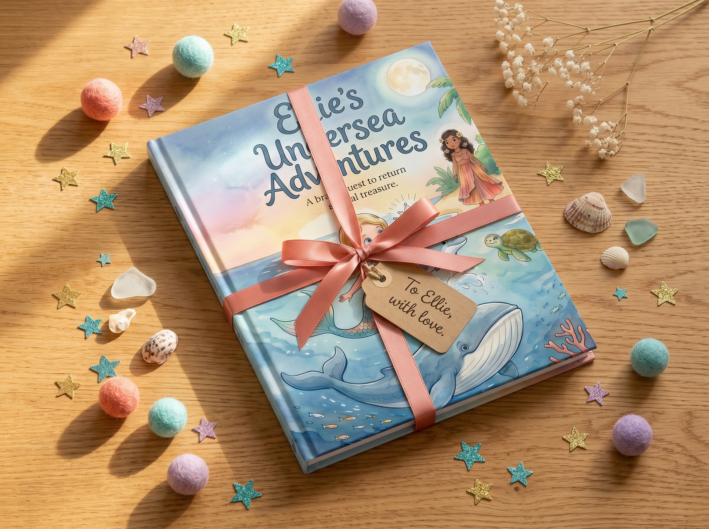Undersea Mermaid Treasure Adventure - Personalized Children's Storybook