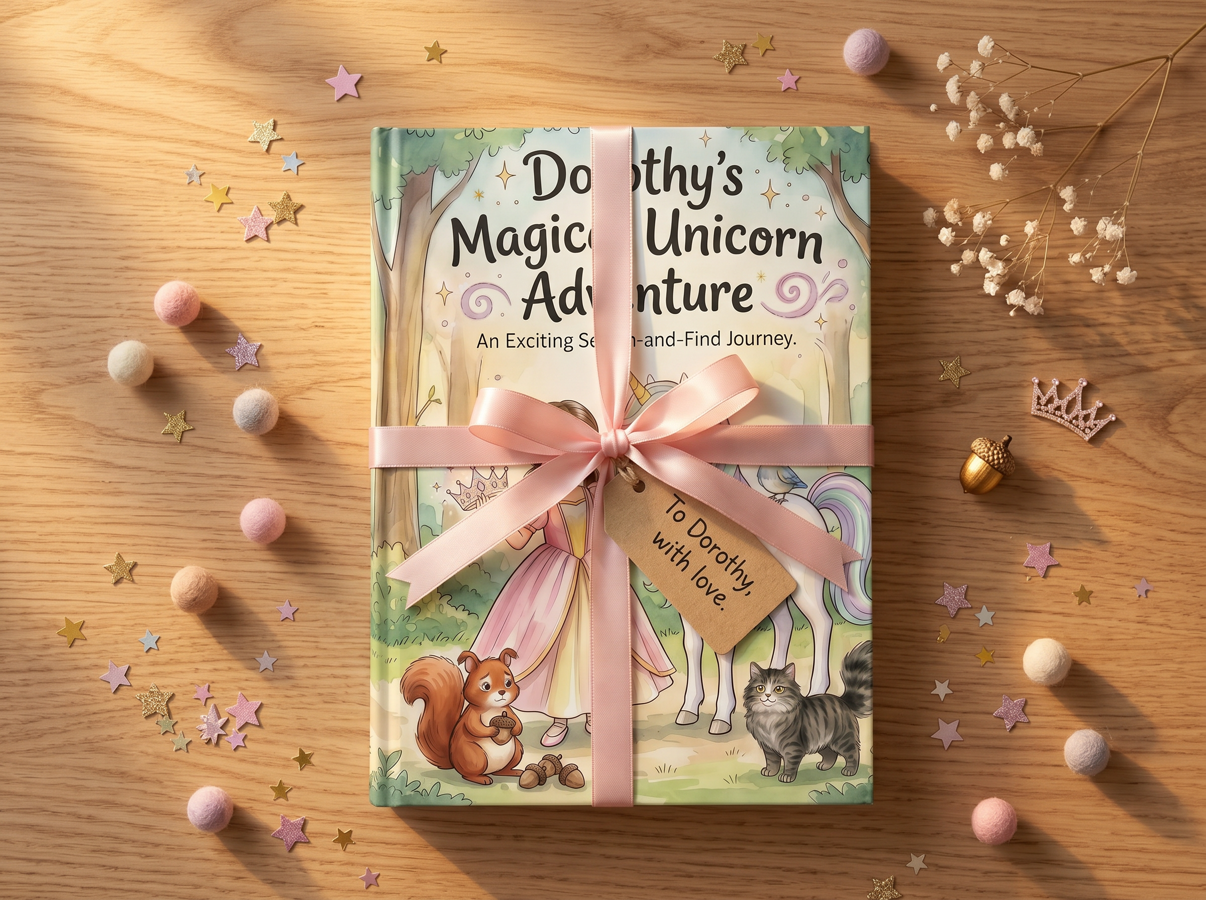 The Princess and Magical Unicorn Adventure - Personalized Children's Storybook